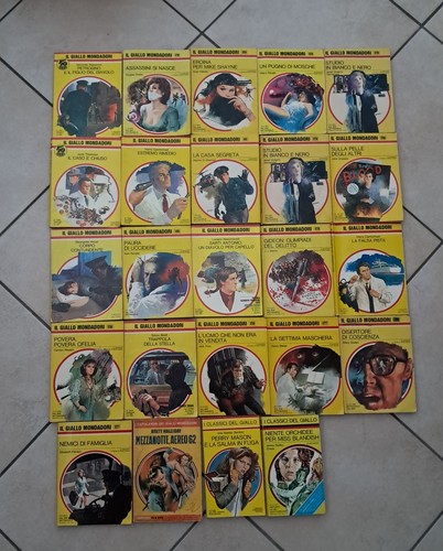 Lotto libri gialli - lotto, pz