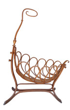 Antica culla in Thonet  Liberty in faggio curvato PRO 1597397