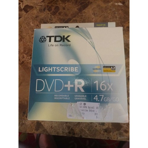 Tdk lightscribe dvd 16x 7 - dvd+r,