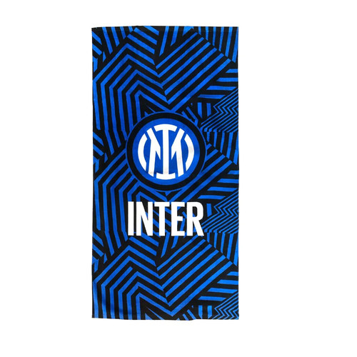 Inter terry beach towel - beach, towel,