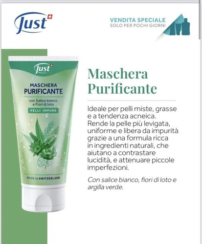 Just maschera detergente viso - just, maschera/detergente