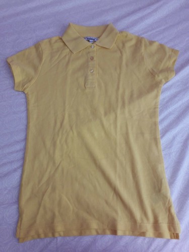 Polo bambina giallo taglia