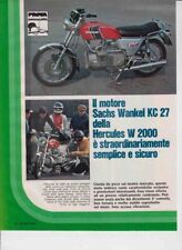 advertising test MOTO HERCULES MOTORE WANKEL KC 27 W 2000-1975 MAXIMOTO-EPOCA