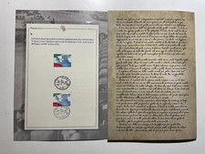 2023 Folder Filatelico Eccidi di Cefalonia Corfù Isole Ionie dell'Egeo Annullo