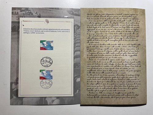 2023 folder filatelico - filatelico, eccidi