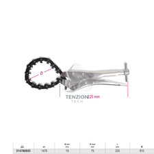 Pinza regolabile autobloccante - pinza,