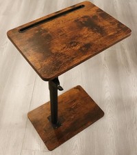 Divano Bracciolo Vassoio Tavolo 360 Girevole Regolabile Laterale per Divano o Letto