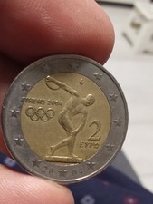 MONETA 2 EURO COSTITUZIONE EUROPEA 2004 RARA DA COLLEZIONE ERRORI CONIO ATHENS