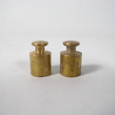 PESINI PICCOLI PESI IN OTTONE X BILANCIA BILANCINO DI PRECISIONE VINTAGE V582