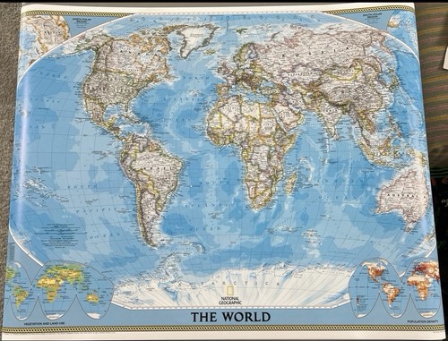 Poster mappa del mondo - mappa,