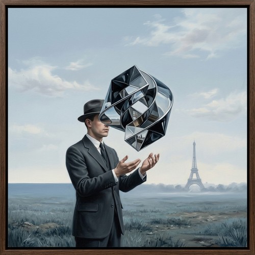Hommage magritte 50x50 - hommage, cm