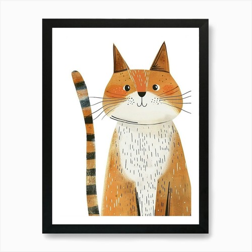 Quadro esotico gatto pelo