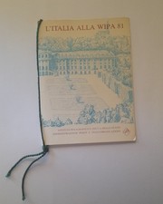 ITALIA ALLA WIPA 1981 LIBRETTO CON TIMBRO POSTE ITALIANE WIPA VIENNA