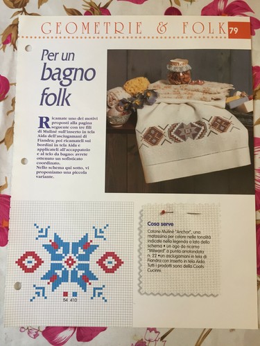 Schema punto croce ricamo - schema,