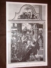 Genova nel 1898 Chiesa di San Donato Natività Quadro di Quintino Messis