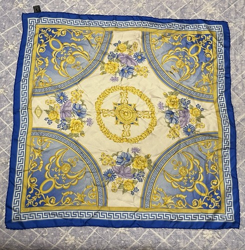 Versace medusa floral silk - medusa, &