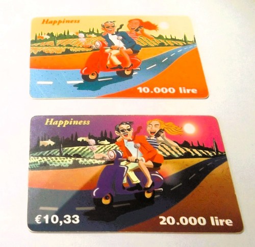 Happiness phonecard 2 schede - happiness,