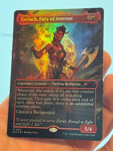 Foil karlach fury of - karlach,,