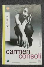Biglietto Concerto - Carmen Consoli - L'eccezione Tour 2003
