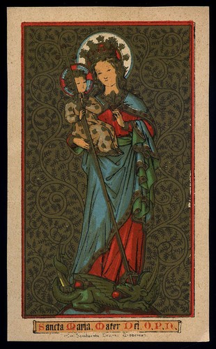 Antico santino cromo holy card - antico, cromo-holy