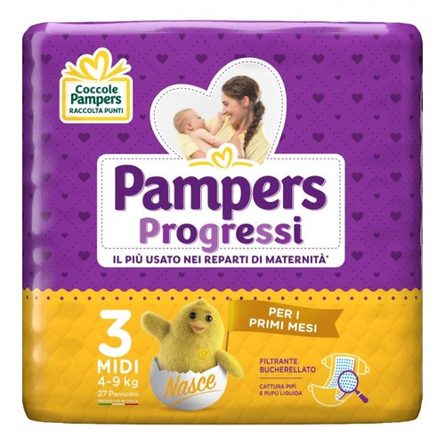 Pampers progressi midi - progressi, taglia