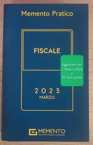 Memento pratico fiscale - memento, marzo