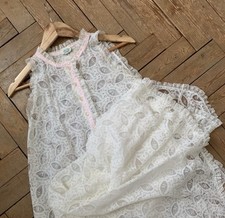 Maxi abito vintage pizzo abito