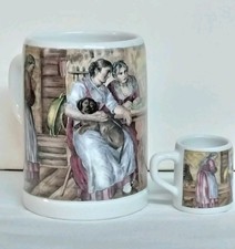 Set 2  Boccali Vintage Tirschenreuth In Porcellana Bavaria 