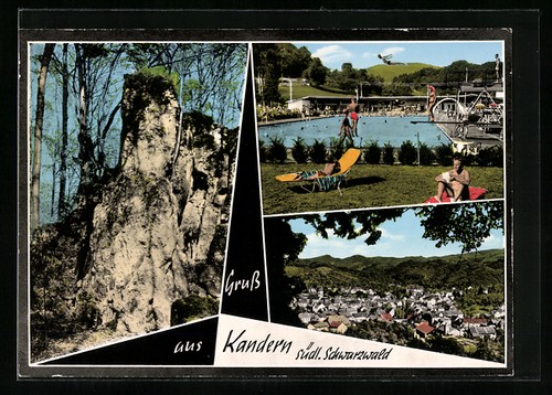 Cartolina kandern foresta - cartolina,
