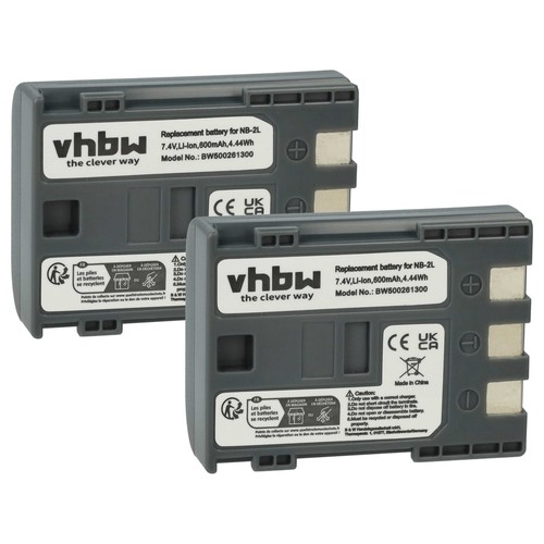 Batteria per canon legria - 2x,
