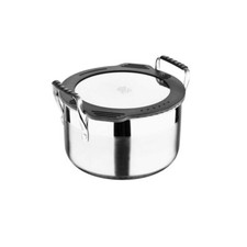 MasterPRO Smart by MasterPRO - Pentola stock in acciaio inox da 3,4 L a nido con fl