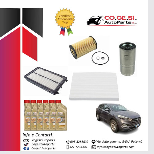 Kit tagliando hyundai tucson - tagliando,