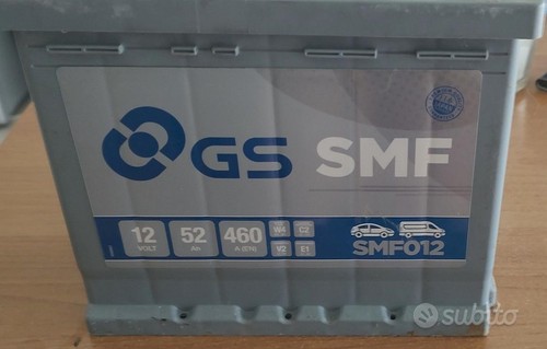 Batteria auto smf012 12v - batteria, gs