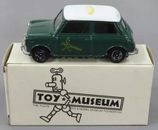 1/50 Mini Cooper Green White Fujita Toy Museum Exclusive Tomica