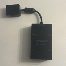 Sony PlayStation 2 PS2 Adattatore Ufficiale Multitap Nero SCPH-10090 4 Giocatori