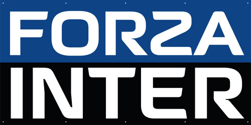 Striscione inter pvc - inter,