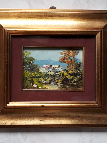 Vecchio dipinto quadro olio - quadro,