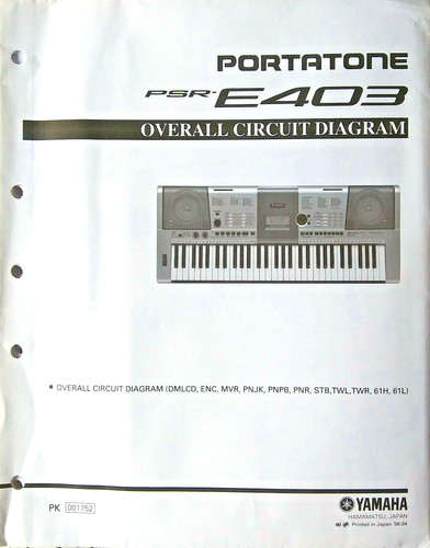 Yamaha psr e403 - psr-e403, tastiera