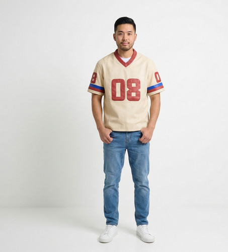 Shirt sportiva uomo beige - t-shirt,