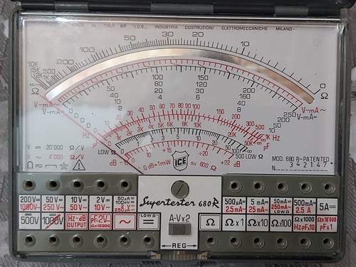Ice 680 multimetro analogico - 680/r,