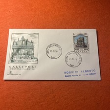 BUSTA PRIMO GIORNO FDC CON FRANCOBOLLO - GALLIPOLI FONTANA ELLENICA