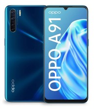 Oppo A91 CPH2021 6,4" Blu Fiammeggiante 128GB 48MP AMOLED Doppia Sim Pratico