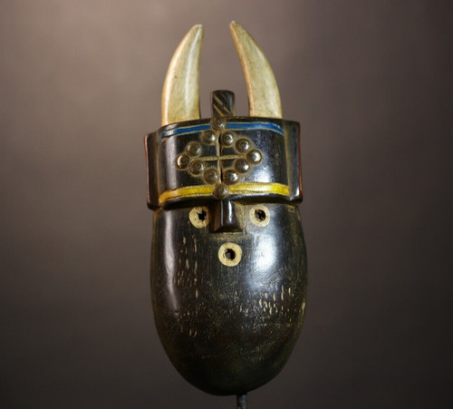 Maschera tribale africana dan - tribale,