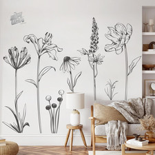 XXL Wall Stickers Flowers