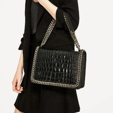 Borsa a tracolla Zara nera