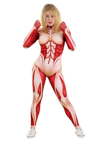 Costume titano donna attacco - titano,