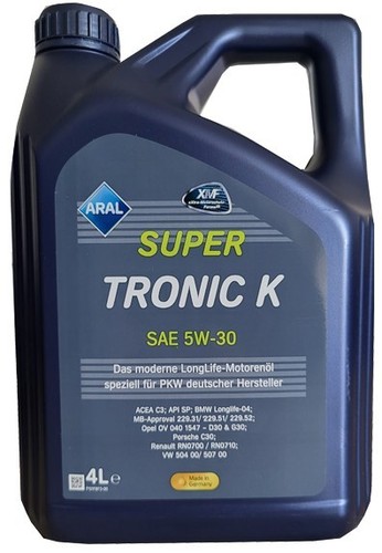 Olio motore aral super - motore, tronic