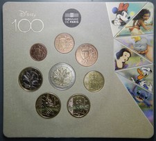 SERIE MONETE EURO FRANCIA 2023 - 100 Anni disney
