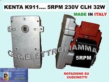 MOTORIDUTTORE PELLET KENTA  K911  AC - 230 V - 5 RPM  cl H ORIGINALE 