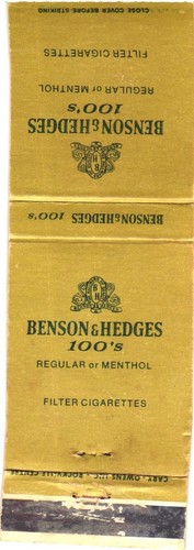 Benson hedges copertina - benson,
